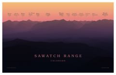 Mount Elbert Peakscapes Elevation Panorama